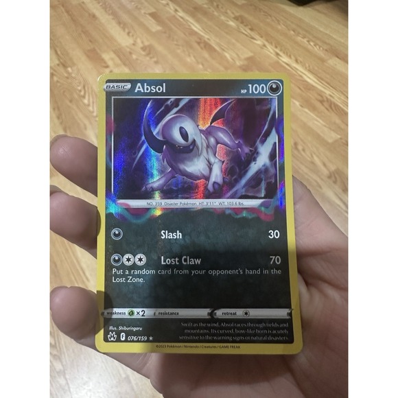rare absol pokemon card Trading Game Team Up Holo #88 Choose a card from your opponents hand without looking and discard it Absol Holo Rare HOLO BLEED